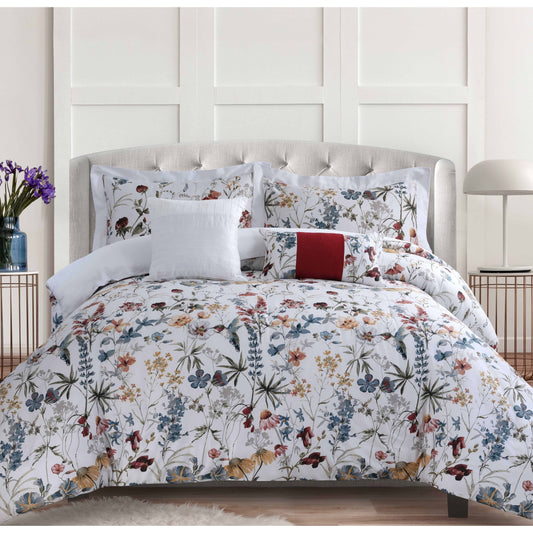 Ensemble de couette surdimensionnée Amalfi 5 pièces en coton 300 fils