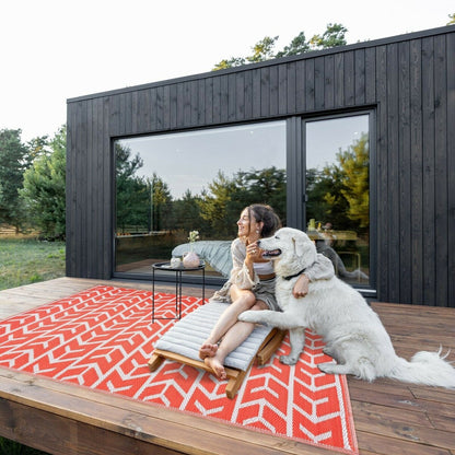 Tapis d'extérieur léger en plastique 100 % écologique d'Amsterdam Design