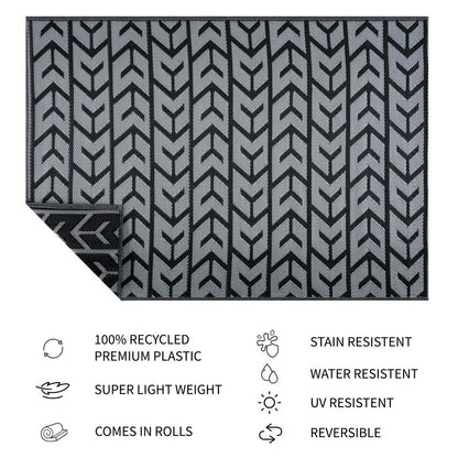 Tapis d'extérieur léger en plastique 100 % écologique d'Amsterdam Design
