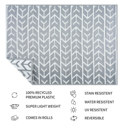 Tapis d'extérieur léger en plastique 100 % écologique d'Amsterdam Design