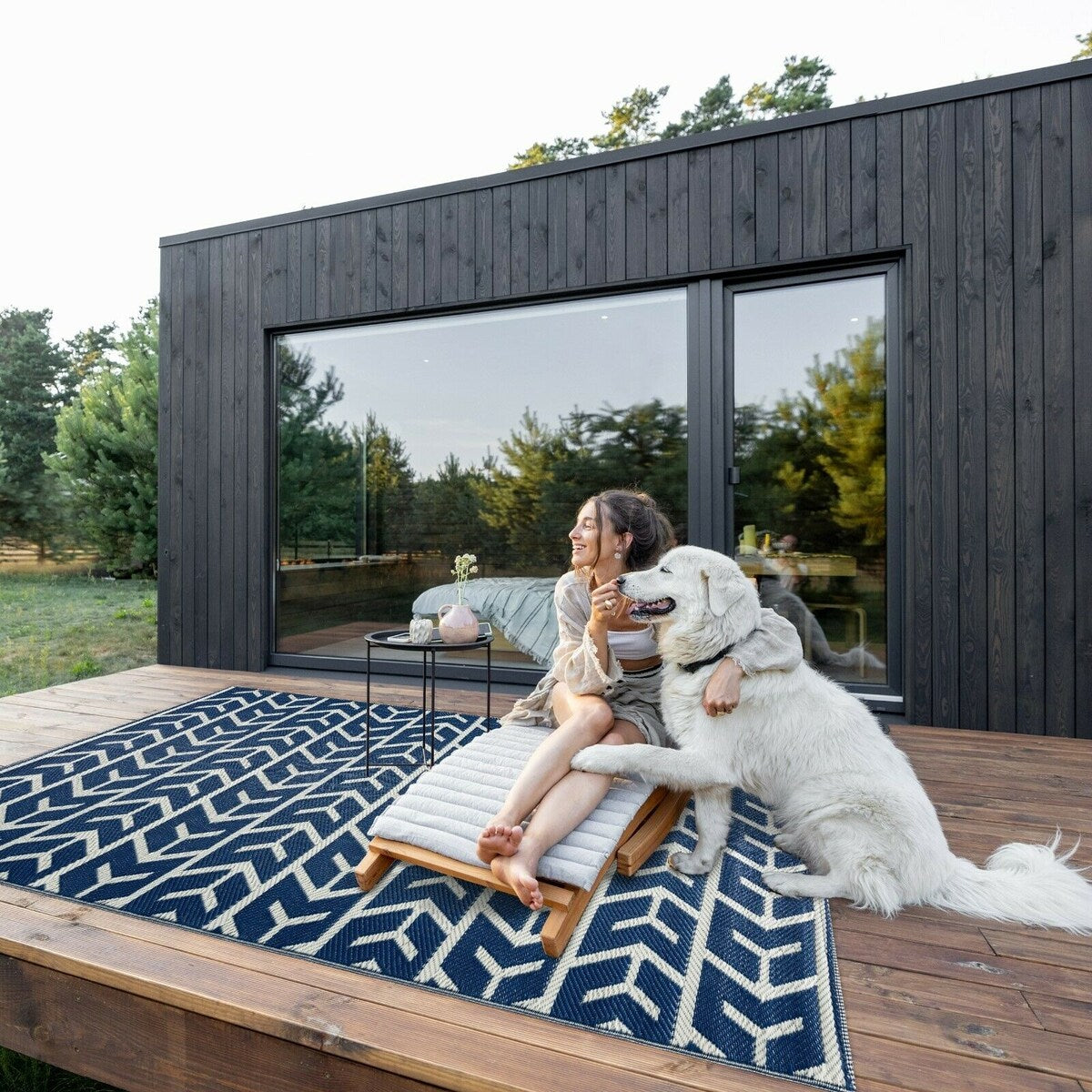 Tapis d'extérieur léger en plastique 100 % écologique d'Amsterdam Design