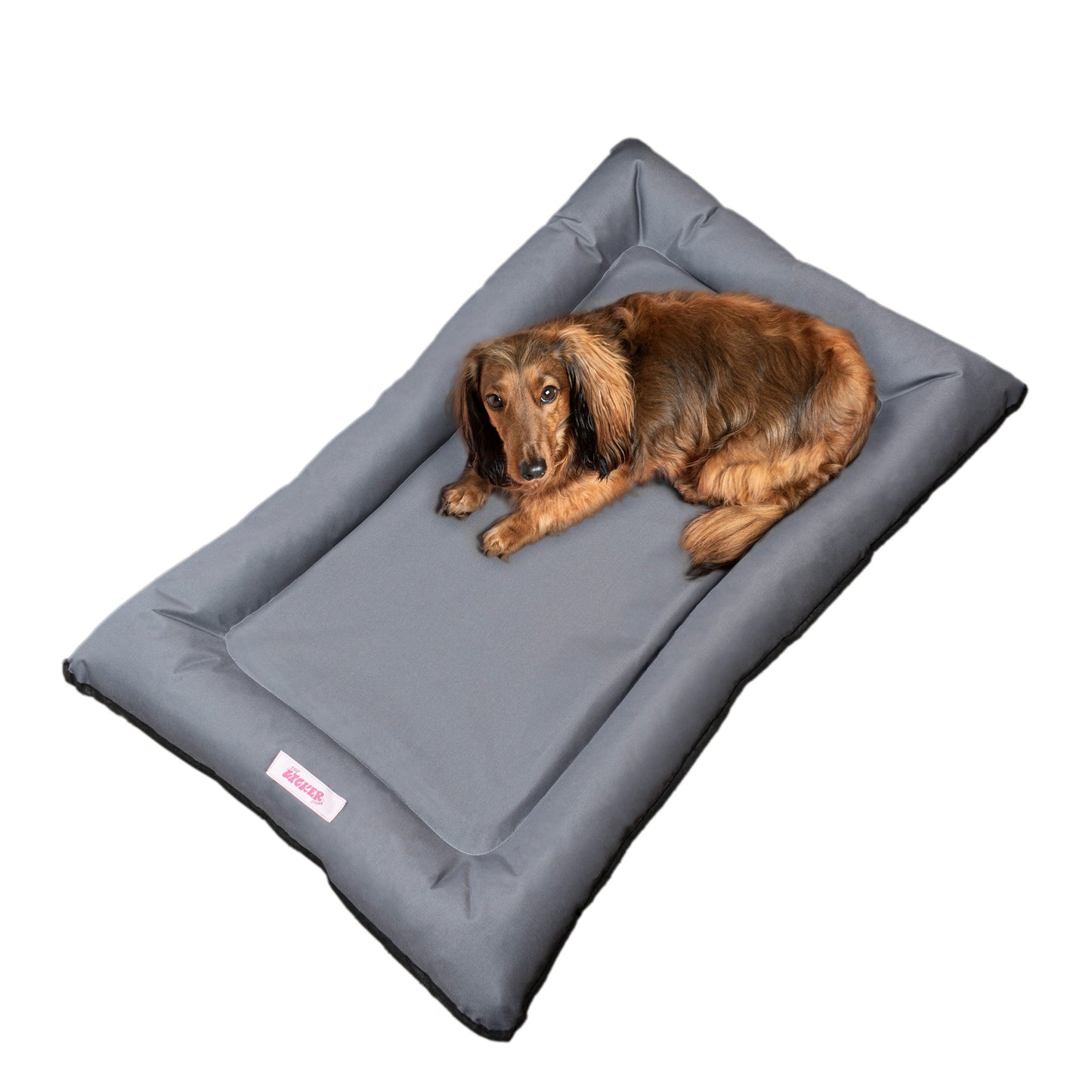 Lit de camping traditionnel en mousse à mémoire de forme pour animaux de compagnie Archie Oxford, imperméable, lavable à la main, pour intérieur et extérieur