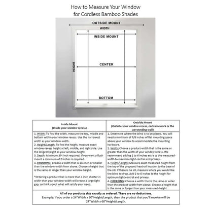 Stores romains en bambou Arlo Blinds Tuscan de 74 pouces de hauteur, sans fil et relevables