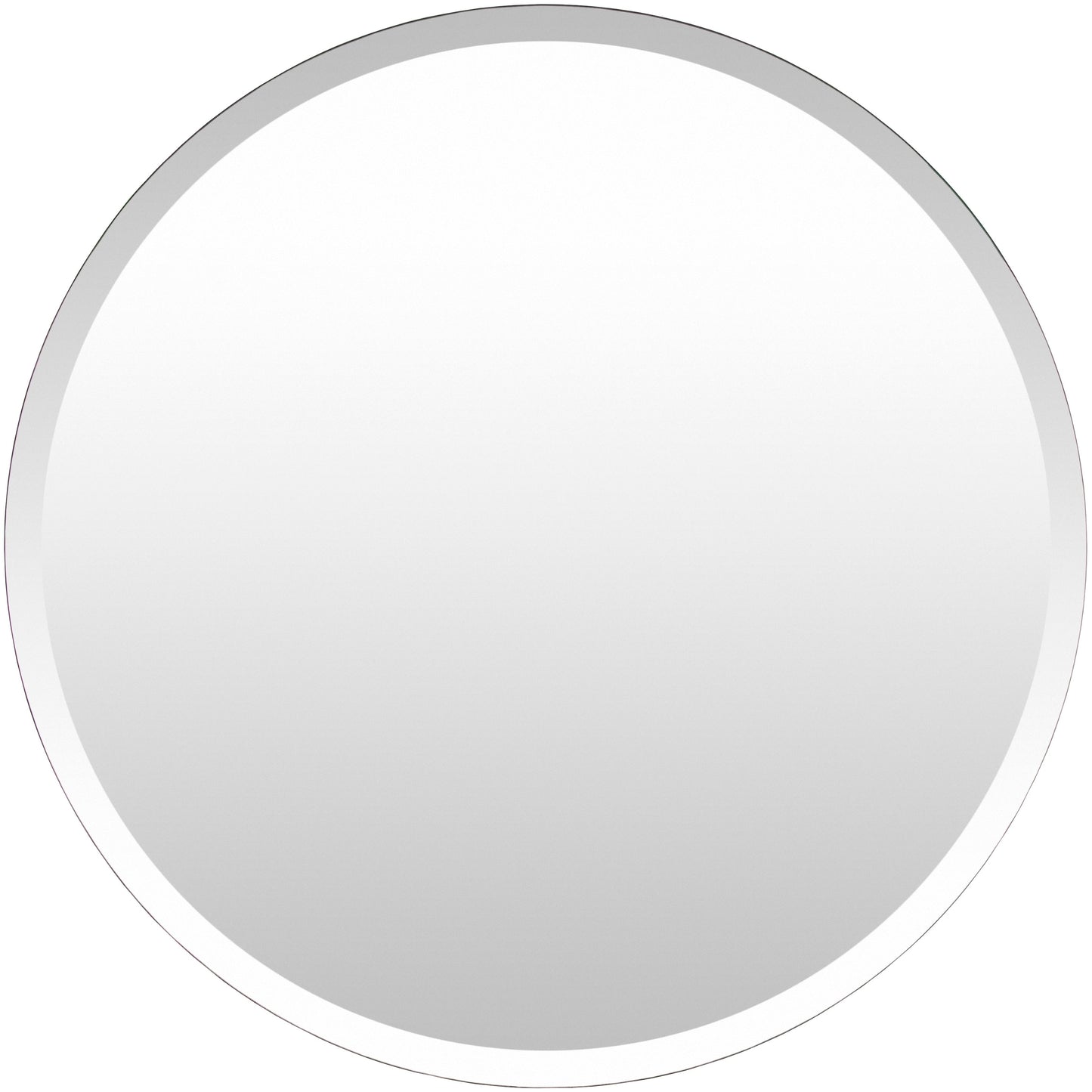 Miroir rond biseauté moderne Mei d'Artistic Weavers