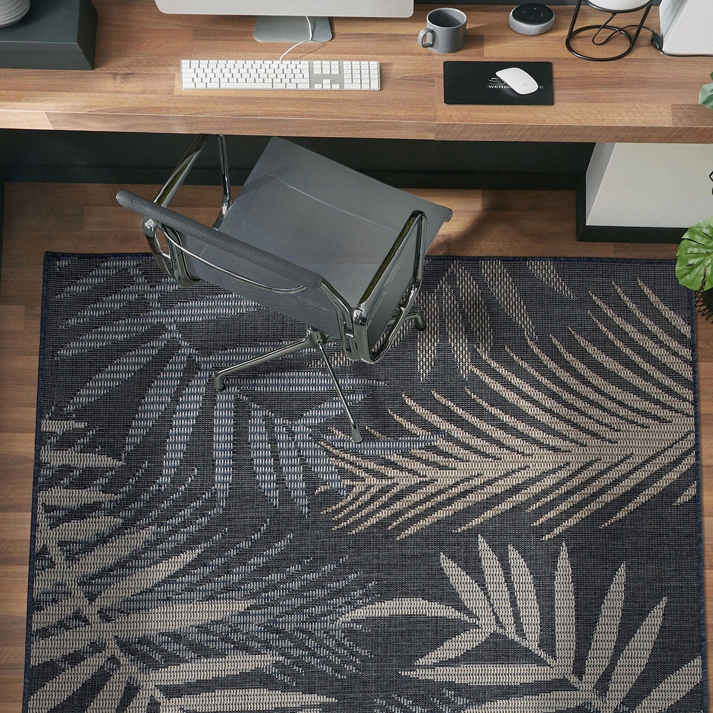 Tapis d'intérieur/extérieur Bahama Palm Frond