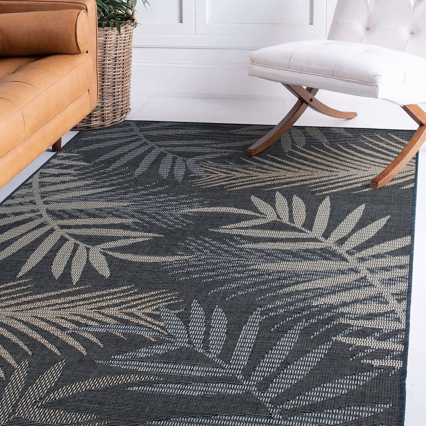 Tapis d'intérieur/extérieur Bahama Palm Frond