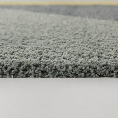 Tapis à poils longs Balta Jordan à blocs de couleurs modernes