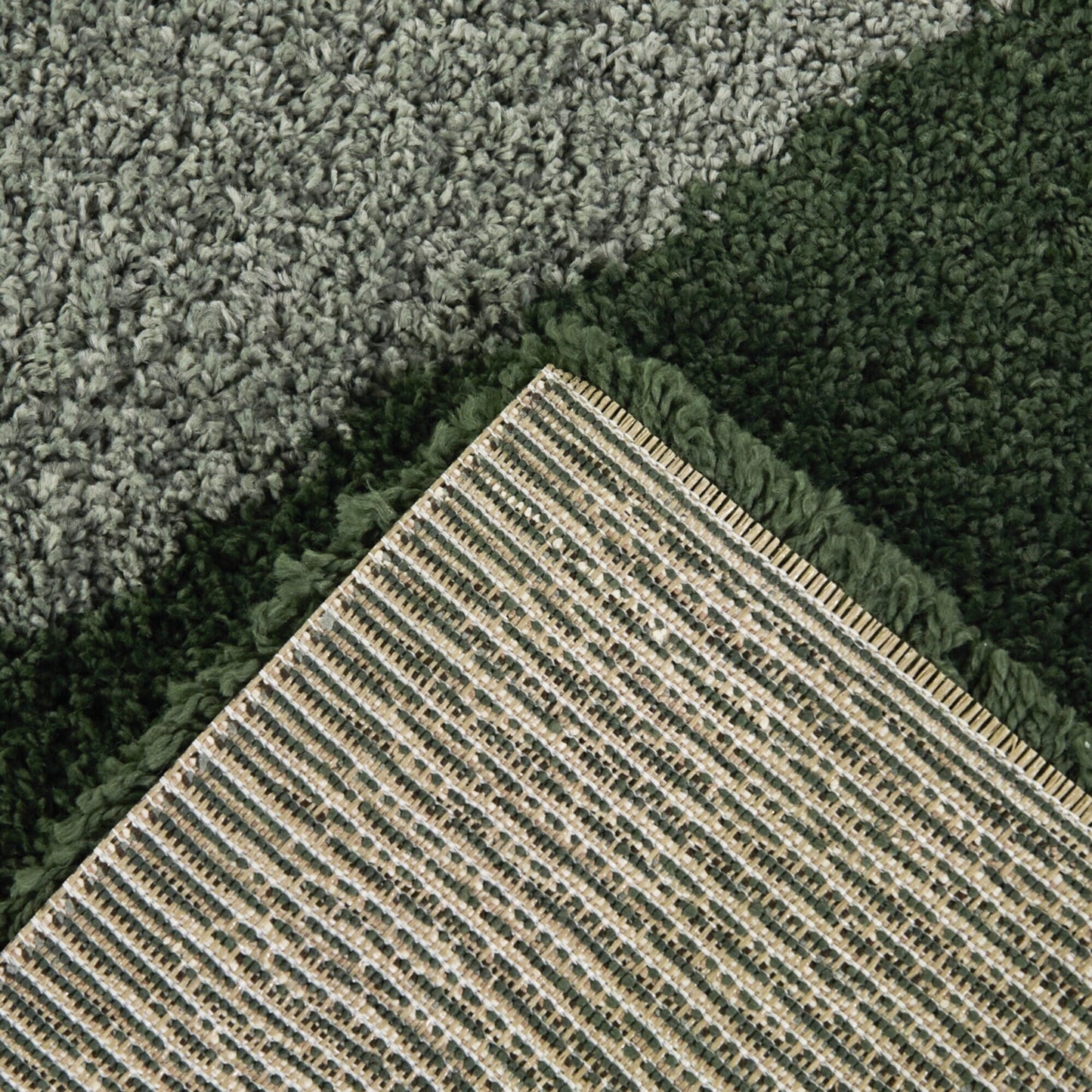 Tapis à poils longs Balta Jordan à blocs de couleurs modernes