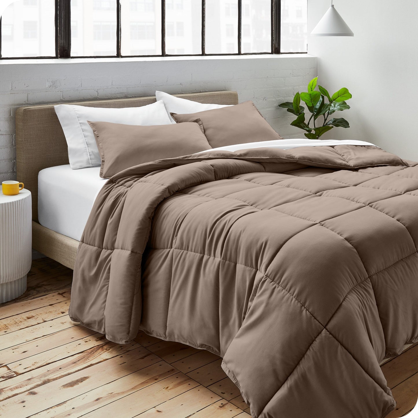 Ensemble de couette hypoallergénique en duvet alternatif Bare Home