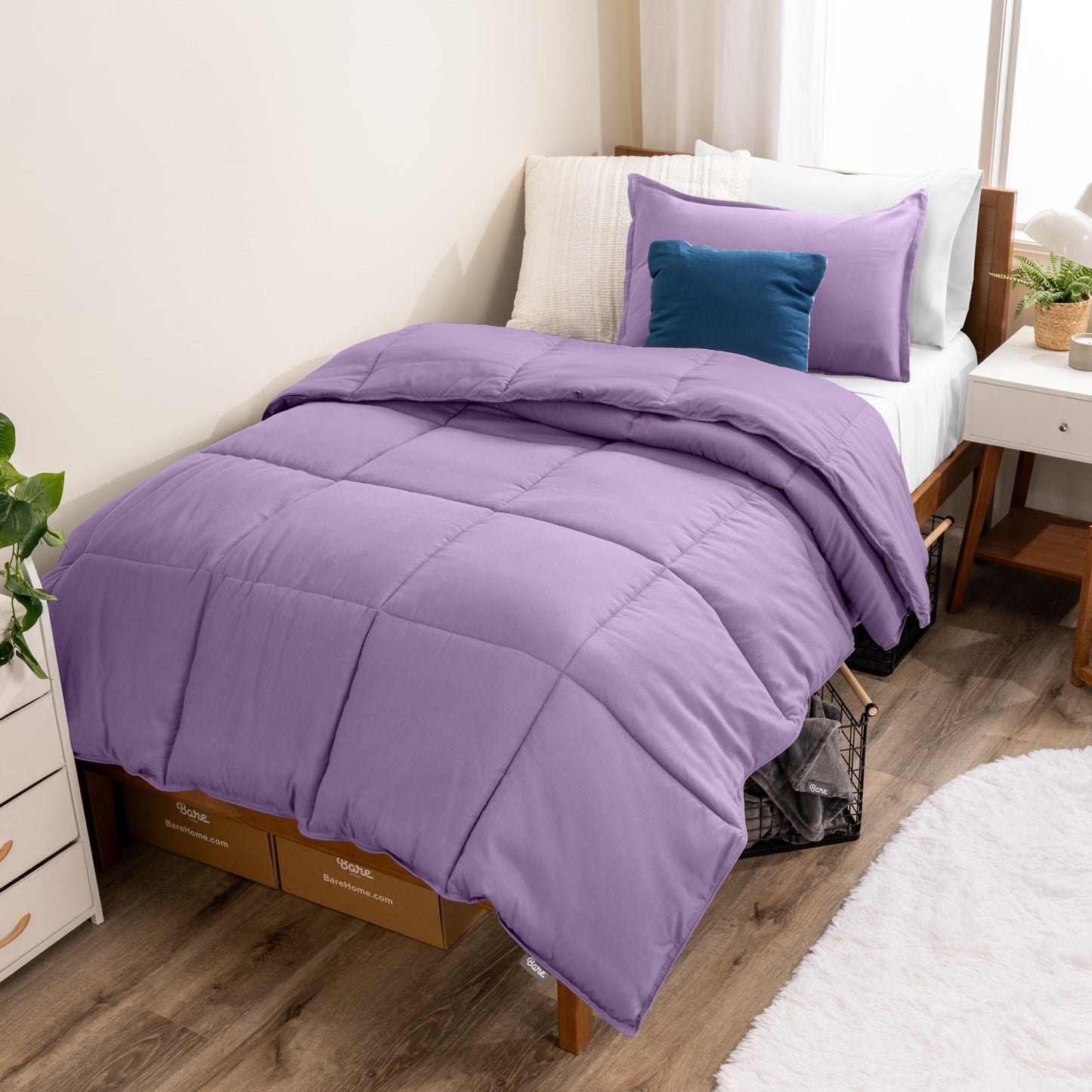 Ensemble de couette hypoallergénique en duvet alternatif Bare Home