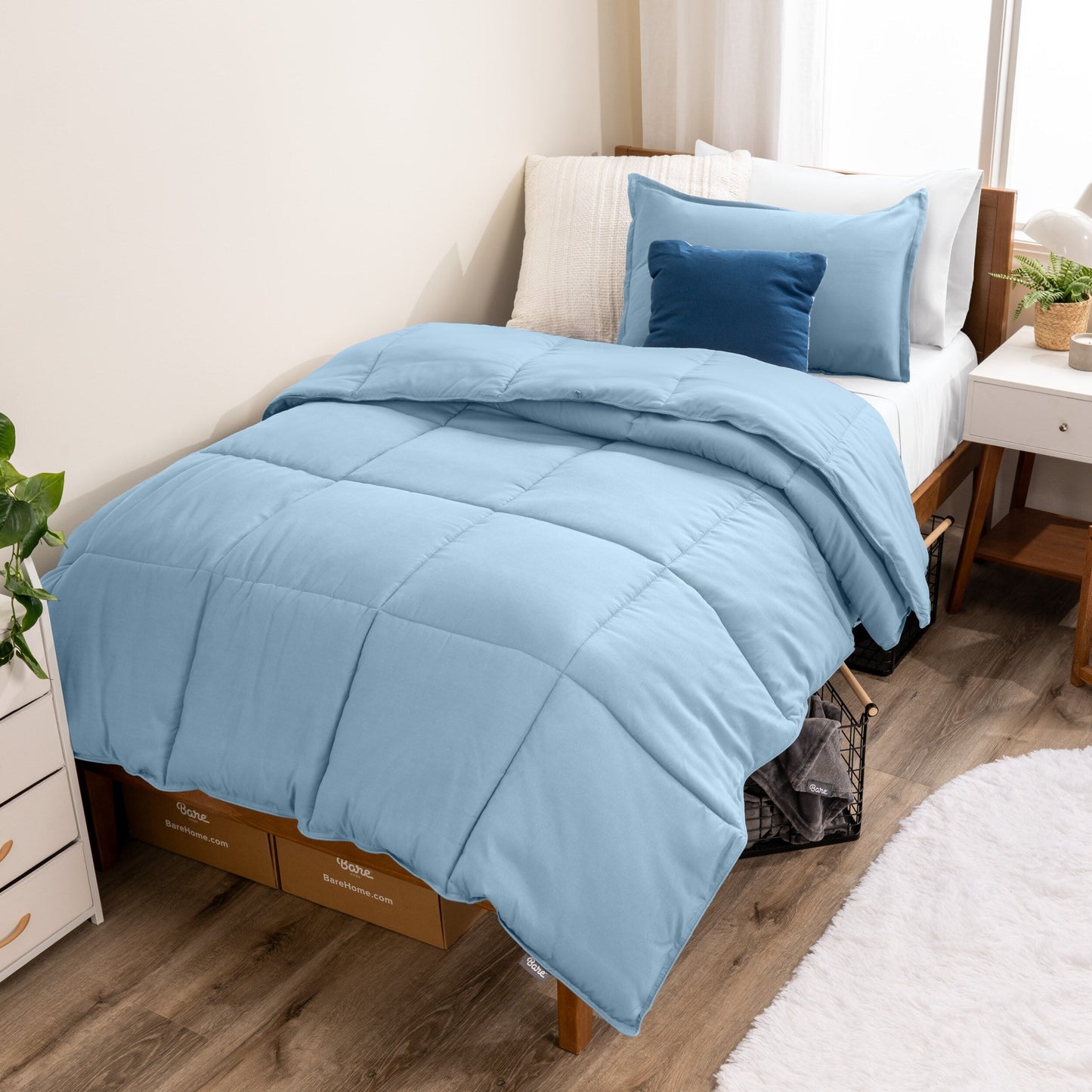 Ensemble de couette hypoallergénique en duvet alternatif Bare Home