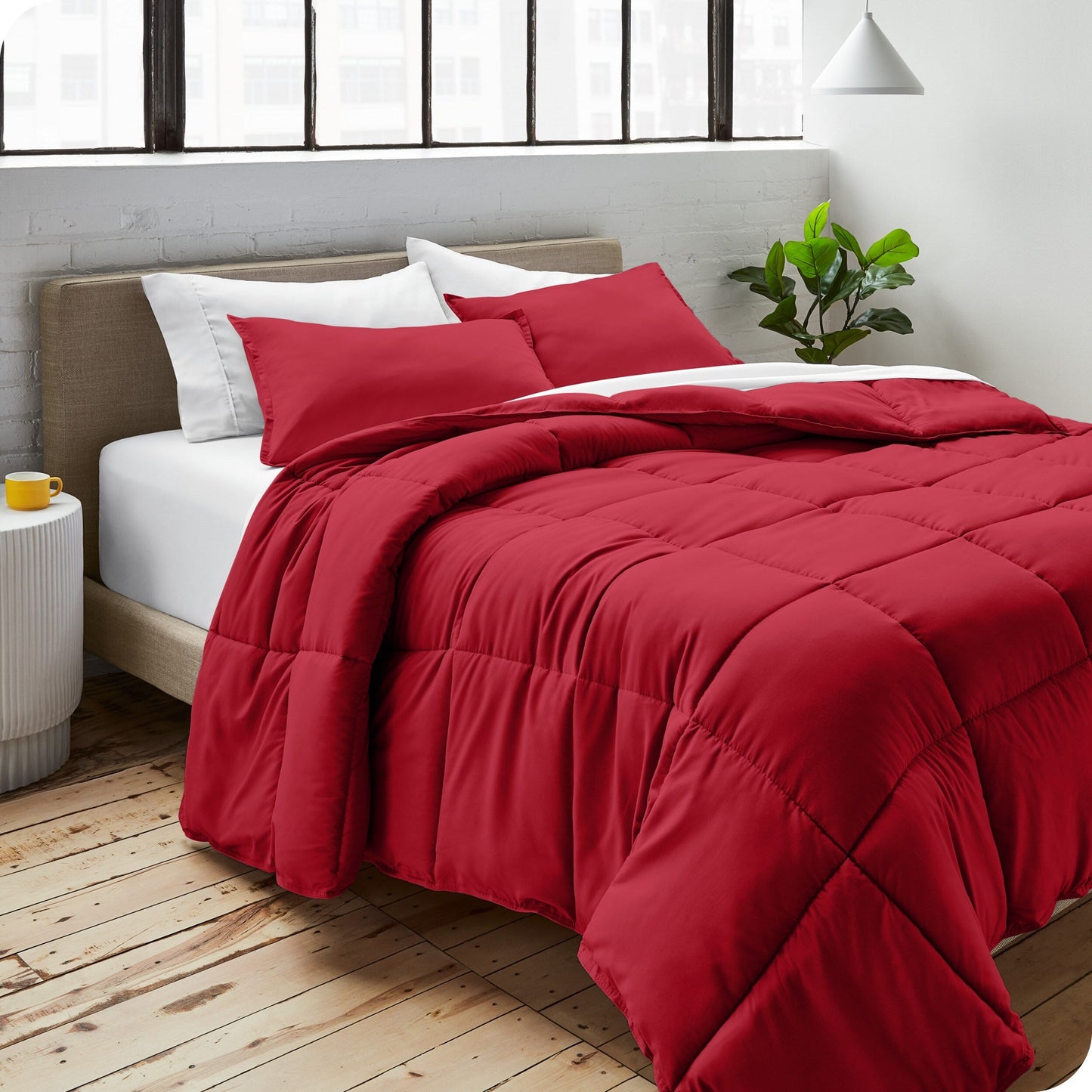 Ensemble de couette hypoallergénique en duvet alternatif Bare Home
