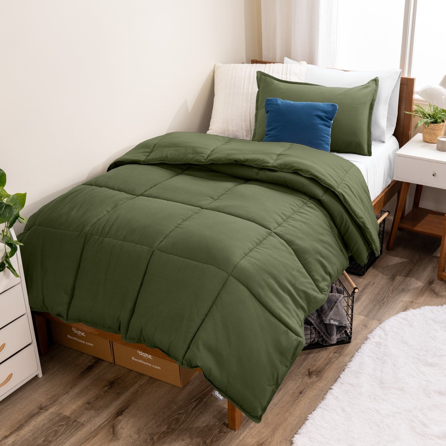 Ensemble de couette hypoallergénique en duvet alternatif Bare Home