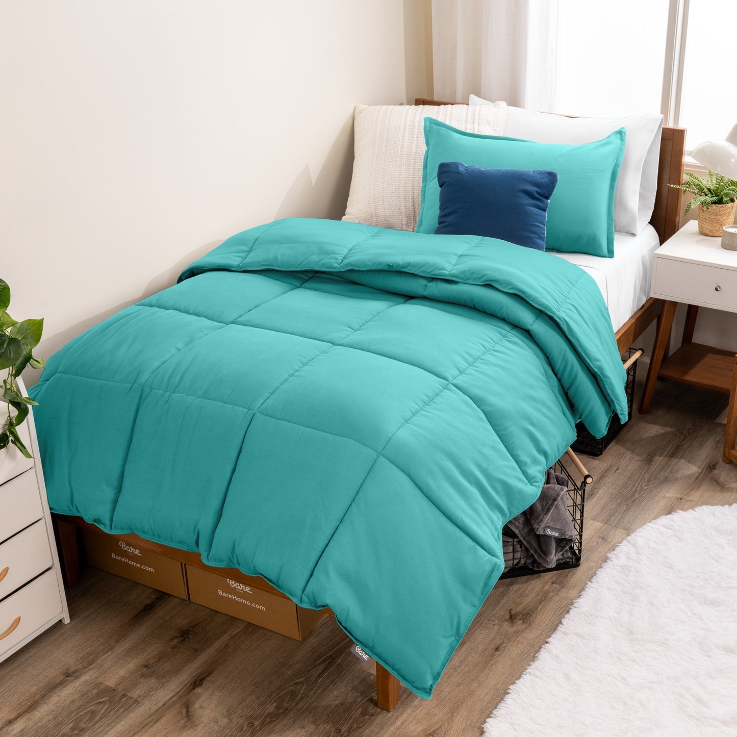 Ensemble de couette hypoallergénique en duvet alternatif Bare Home