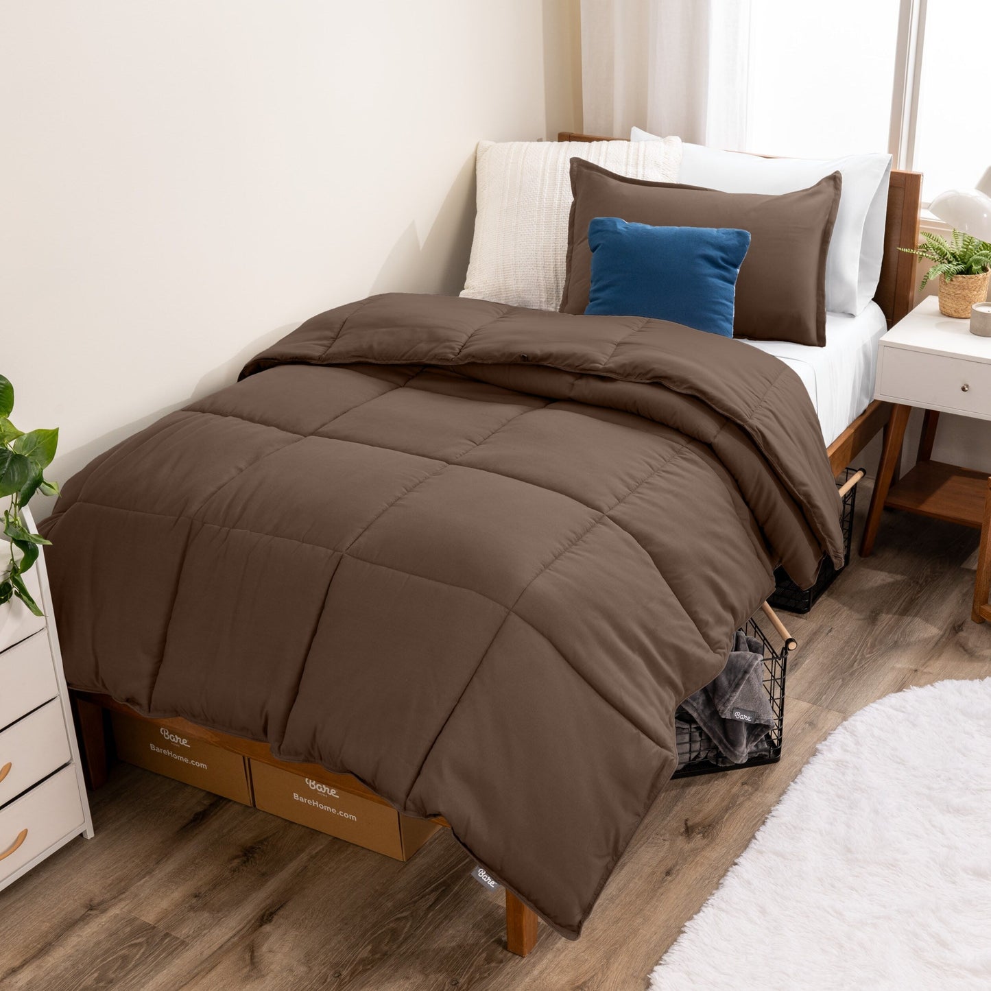Ensemble de couette hypoallergénique en duvet alternatif Bare Home