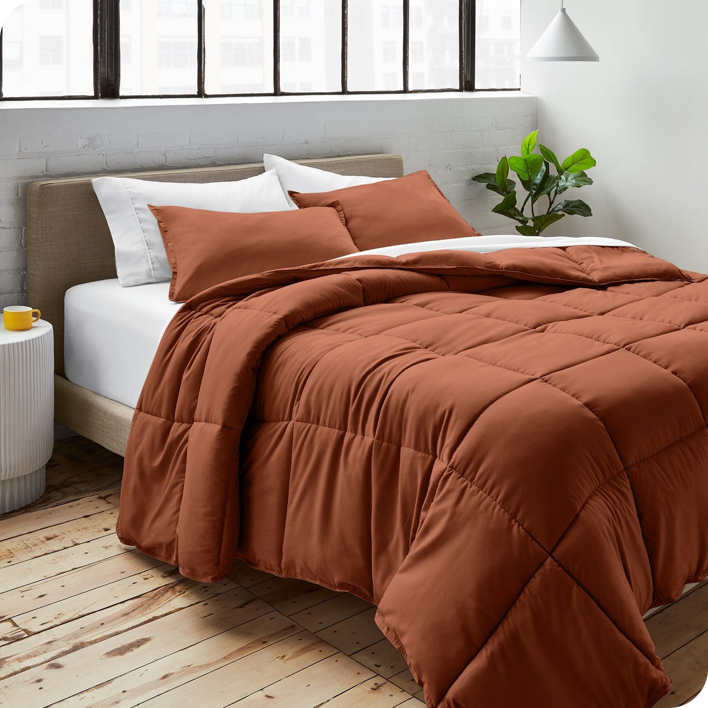Ensemble de couette hypoallergénique en duvet alternatif Bare Home
