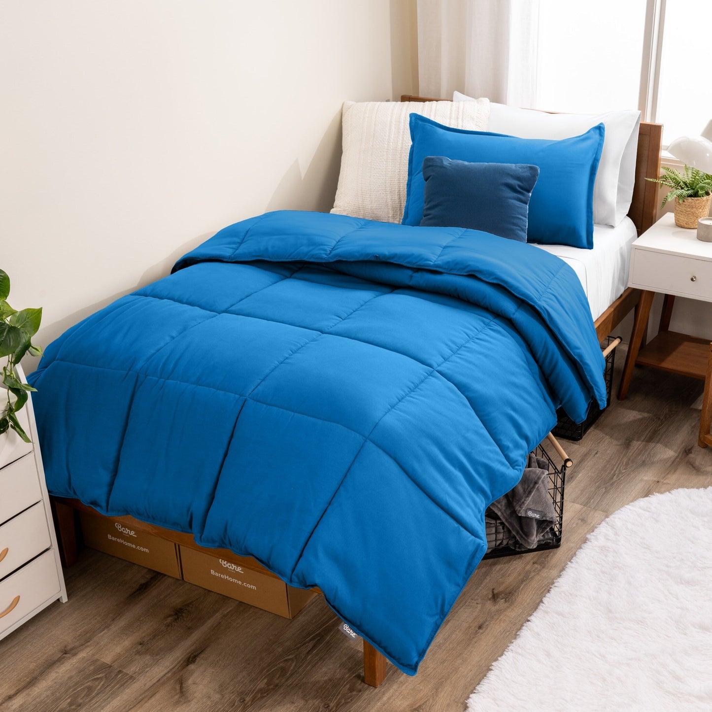 Ensemble de couette hypoallergénique en duvet alternatif Bare Home