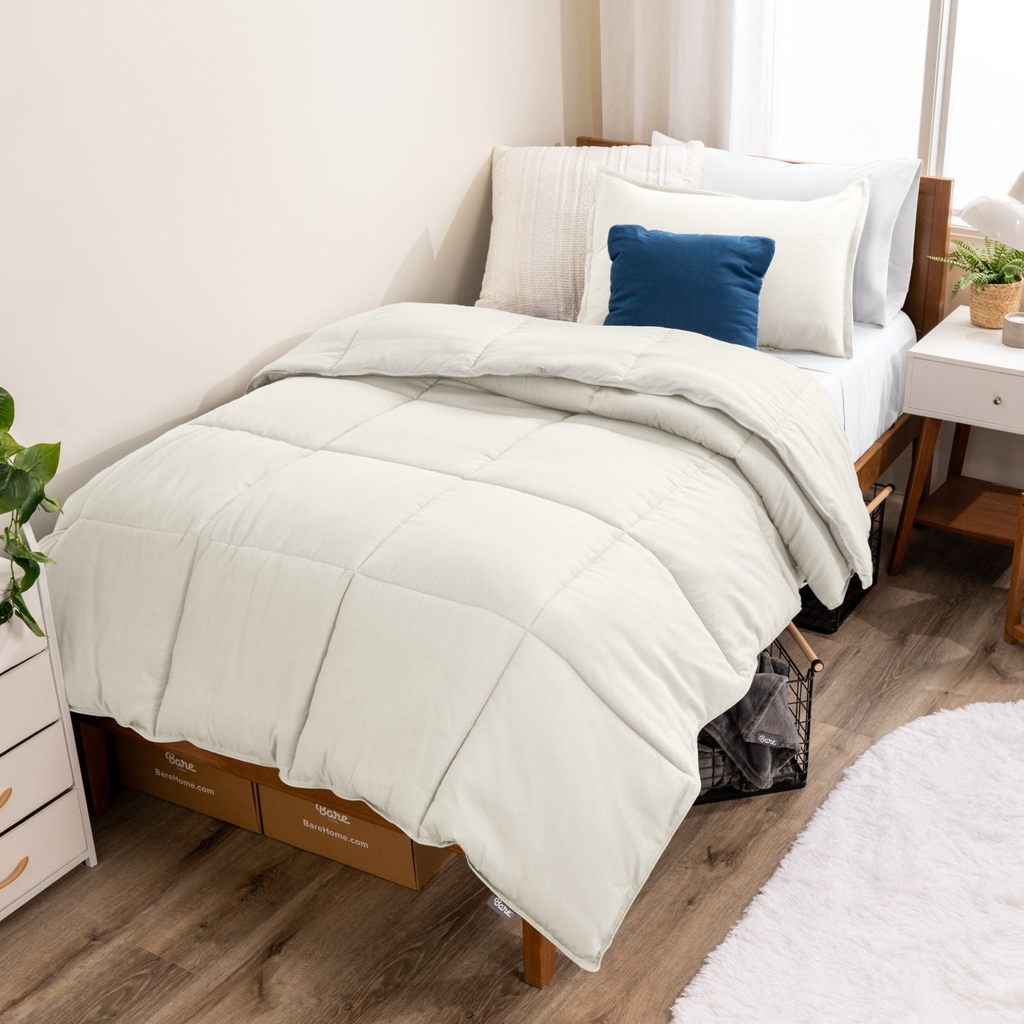 Ensemble de couette hypoallergénique en duvet alternatif Bare Home