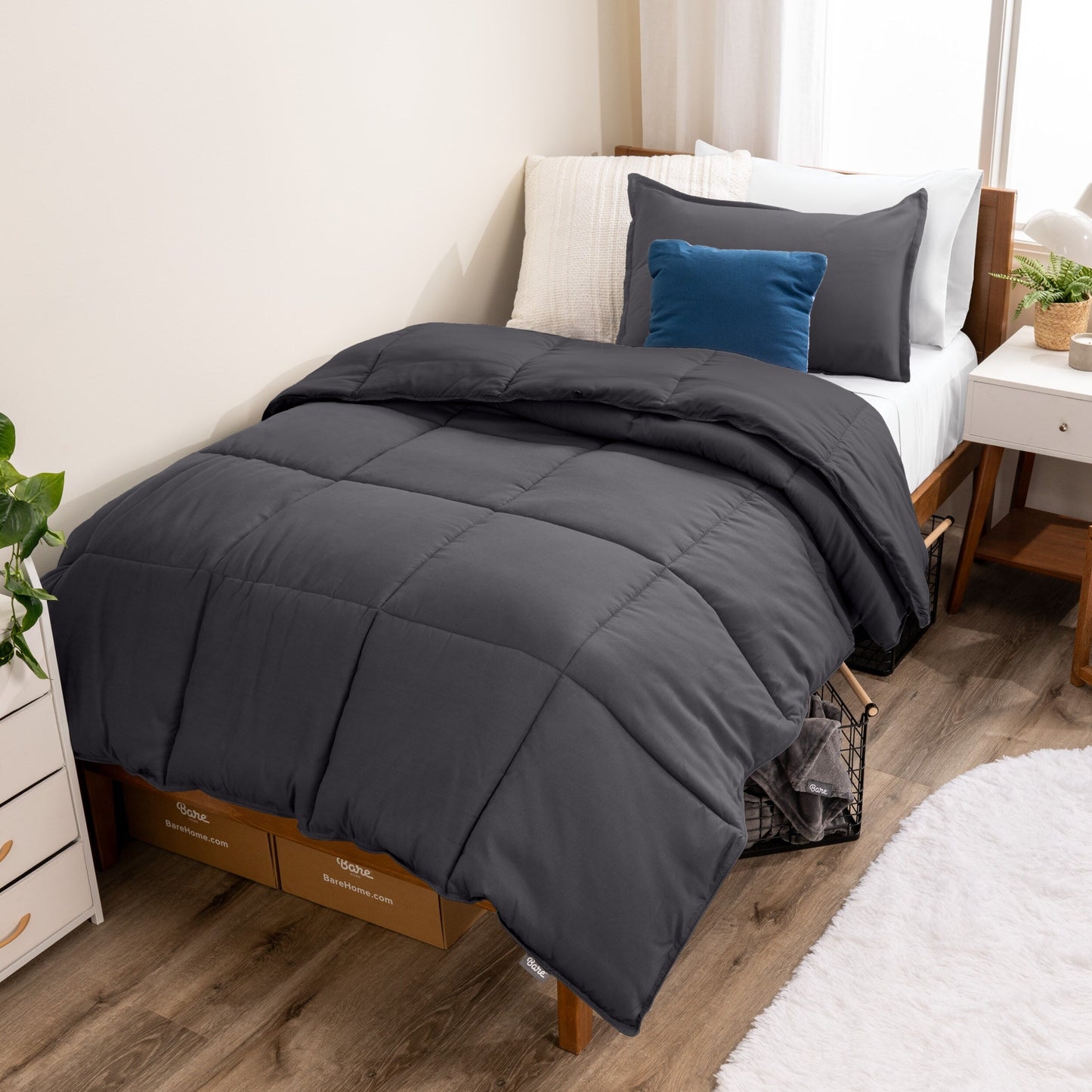 Ensemble de couette hypoallergénique en duvet alternatif Bare Home