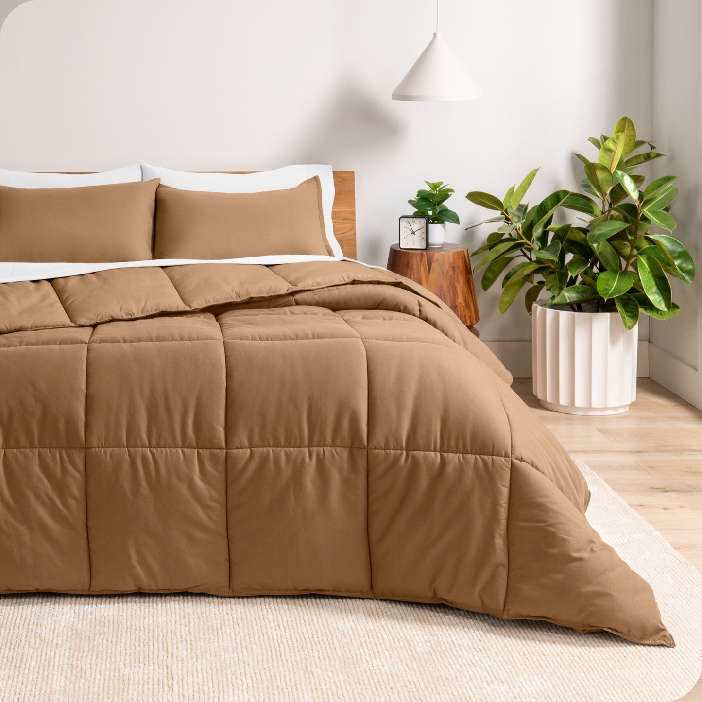 Ensemble de couette hypoallergénique en duvet alternatif Bare Home