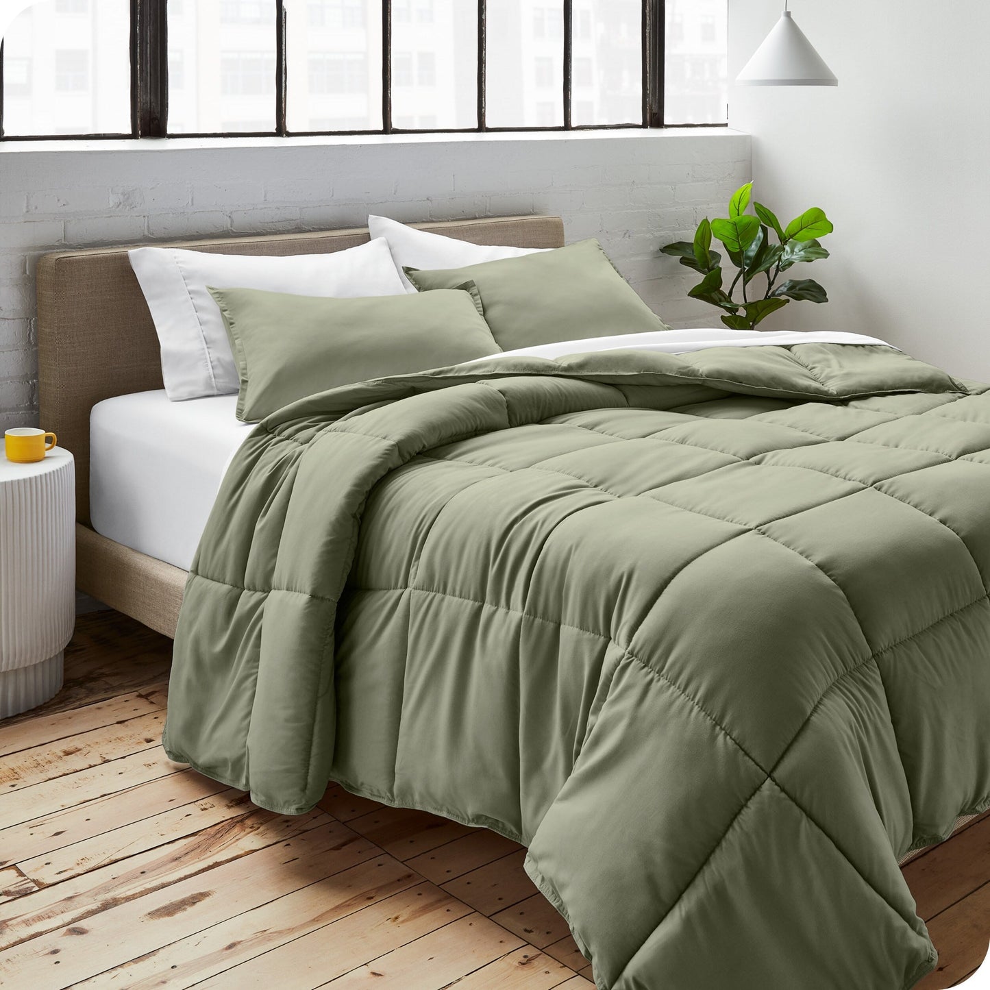 Ensemble de couette hypoallergénique en duvet alternatif Bare Home