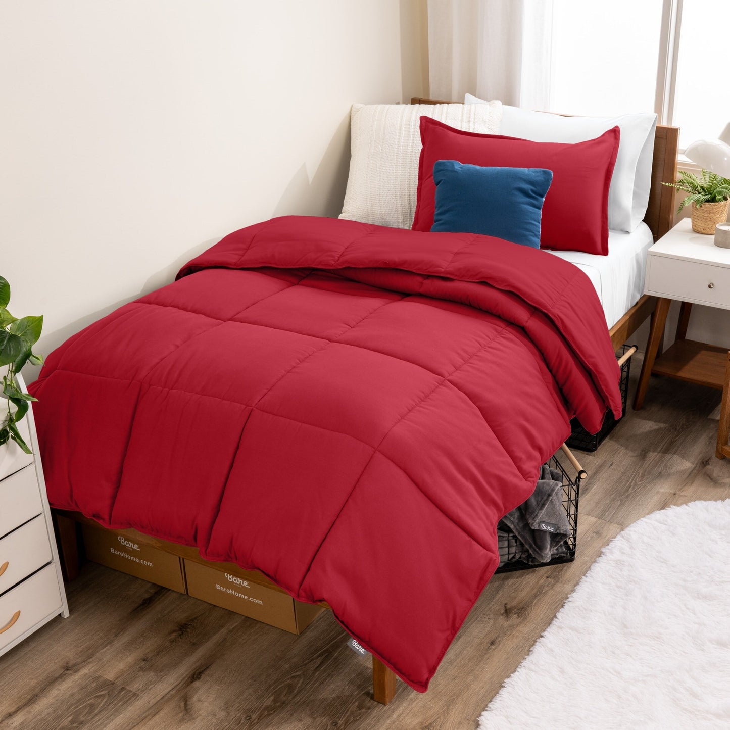 Ensemble de couette hypoallergénique en duvet alternatif Bare Home