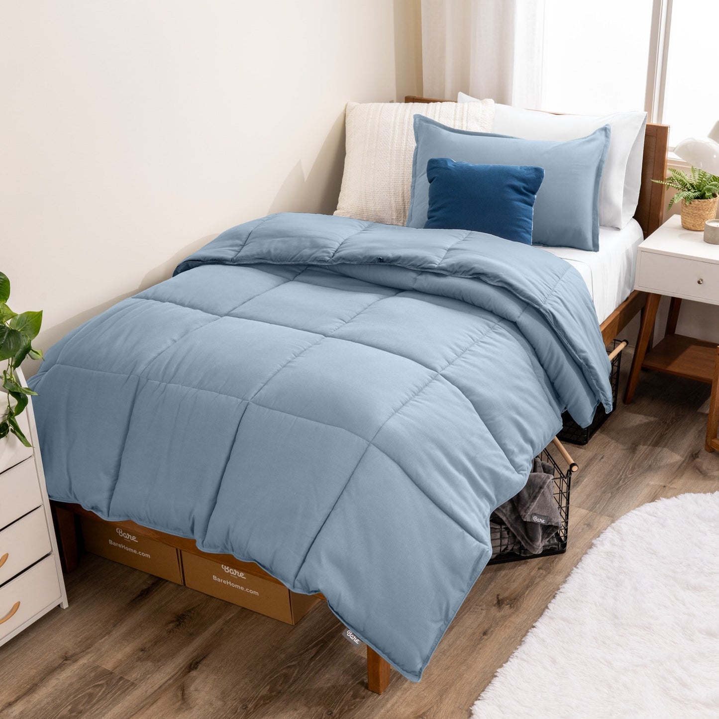 Ensemble de couette hypoallergénique en duvet alternatif Bare Home