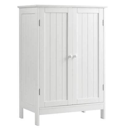 Meuble de rangement de salle de bain avec portes doubles Meuble à chaussures en bois