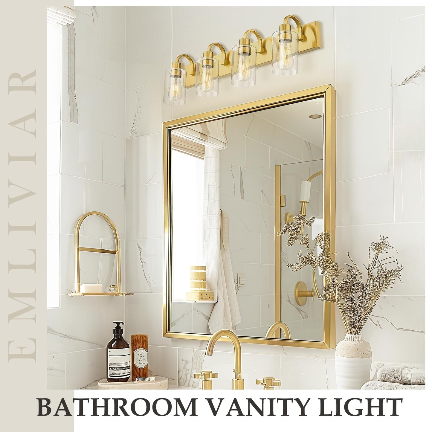 Applique murale style ferme pour salle de bain