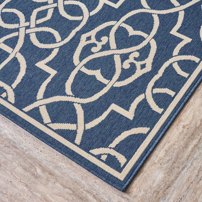 Tapis géométrique d'intérieur/extérieur Belmont par Christopher Knight Home