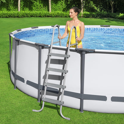 Piscine hors sol ronde Bestway Steel Pro MAX avec pompe et couverture