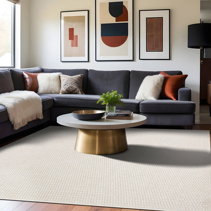 Tapis Beverly Rug en jute facile à nettoyer et ne perd pas ses poils