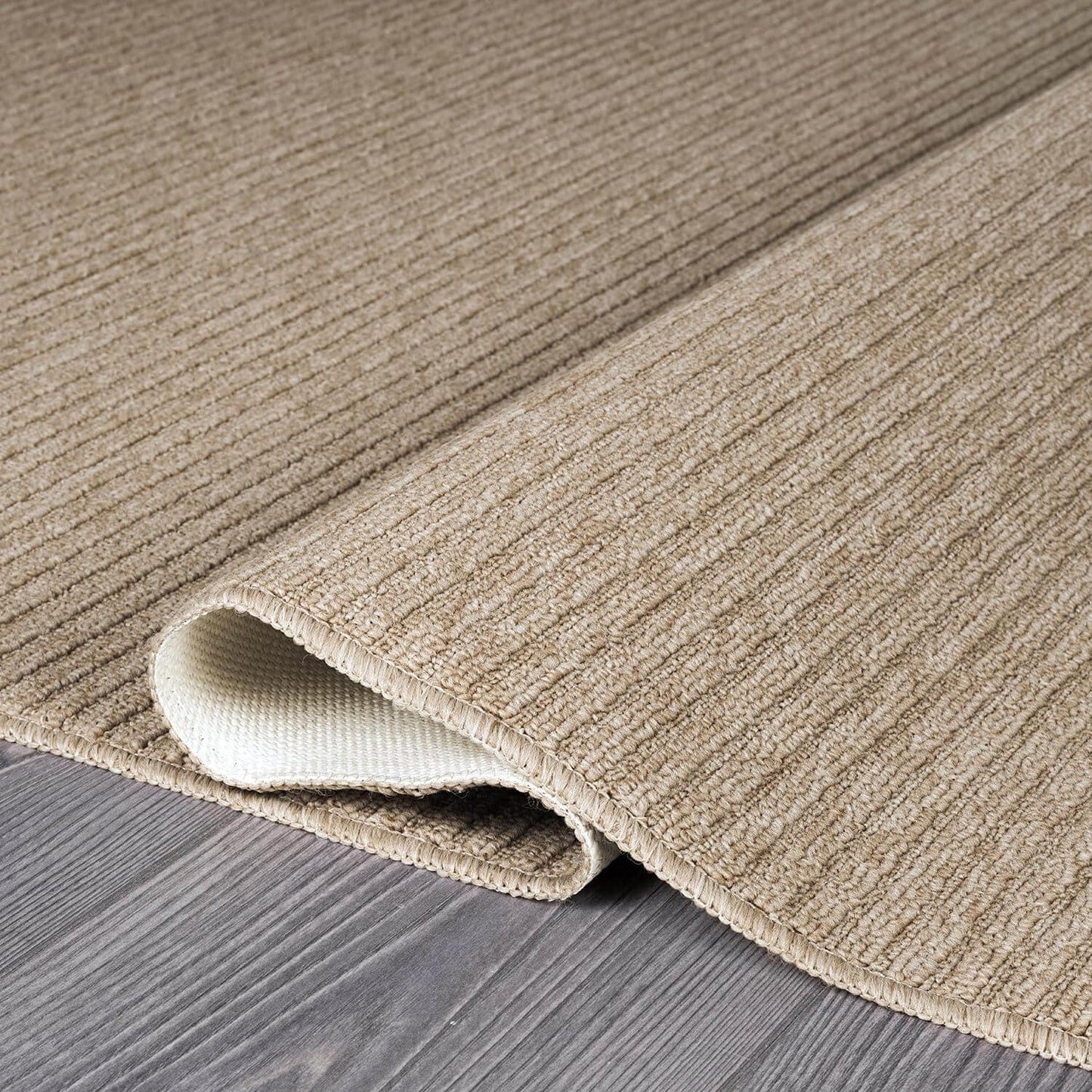 Tapis d'intérieur lavable et antidérapant Beverly Rug, couleur unie