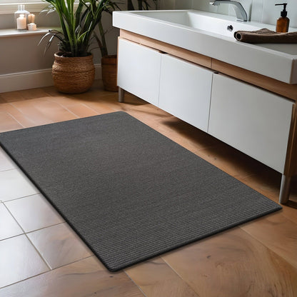 Tapis d'intérieur lavable et antidérapant Beverly Rug, couleur unie