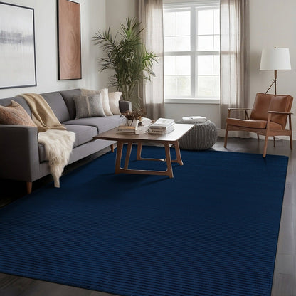 Tapis d'intérieur lavable et antidérapant Beverly Rug, couleur unie