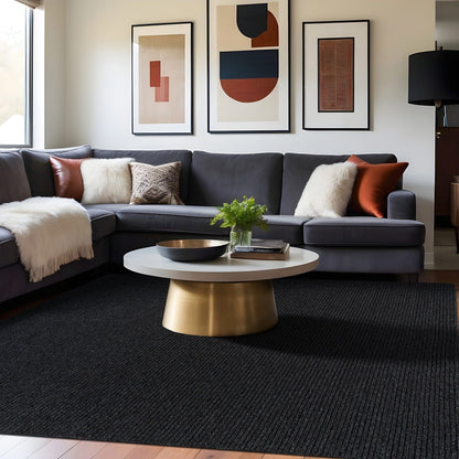 Tapis d'intérieur lavable et antidérapant Beverly Rug, couleur unie