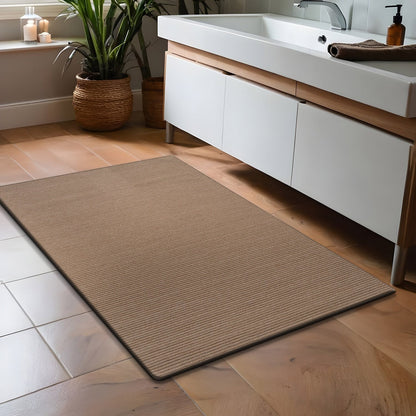 Tapis d'intérieur lavable et antidérapant Beverly Rug, couleur unie