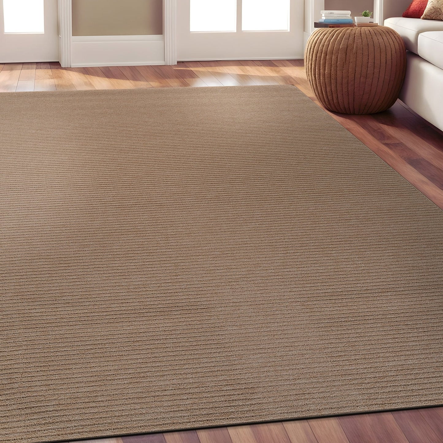 Tapis d'intérieur lavable et antidérapant Beverly Rug, couleur unie