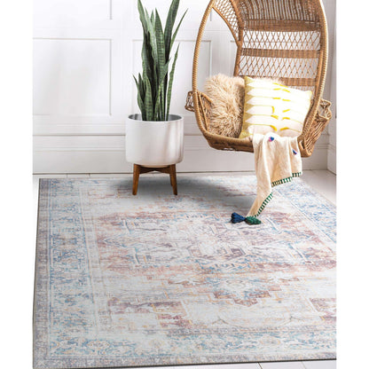 Tapis bohème vieilli lavable en machine