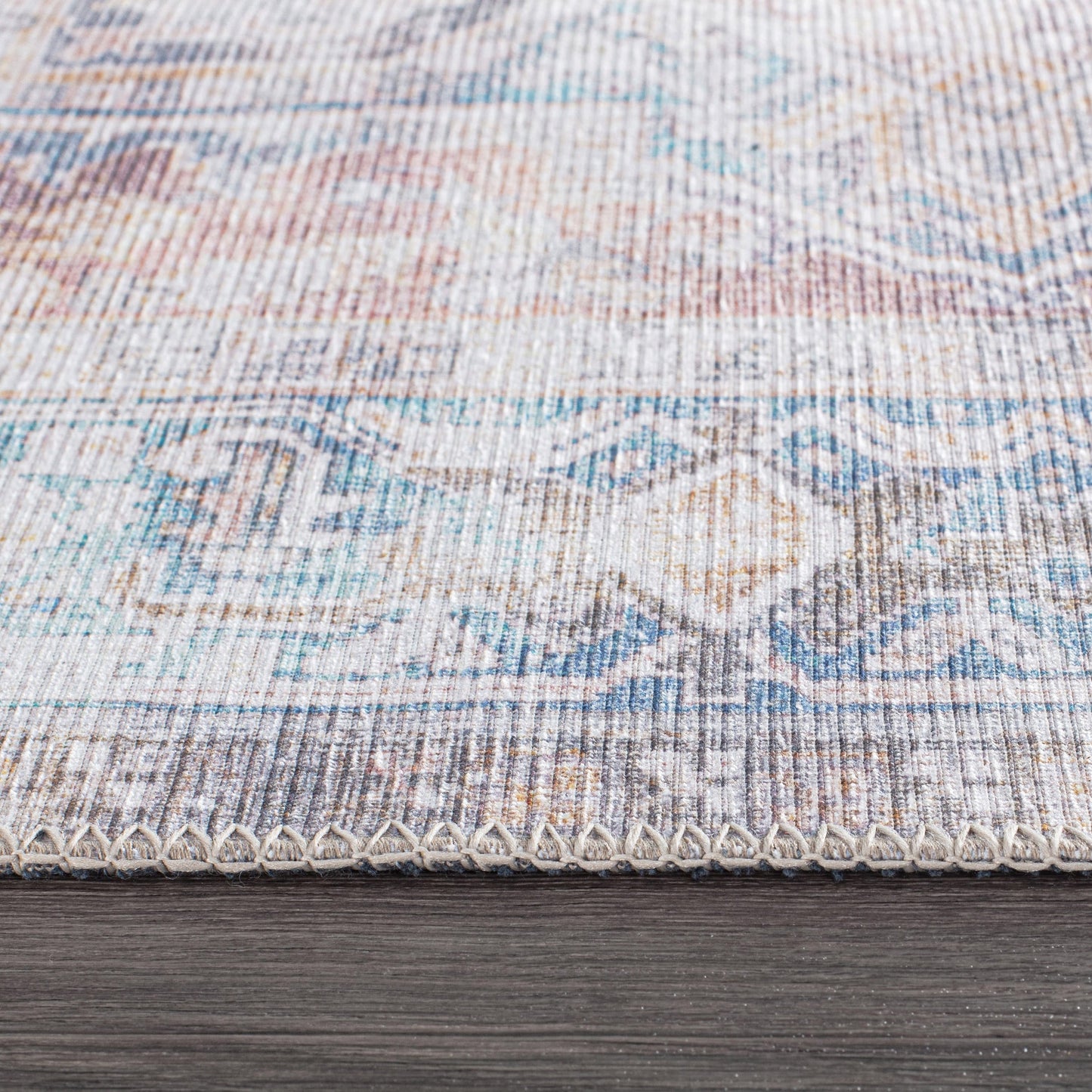 Tapis bohème vieilli lavable en machine