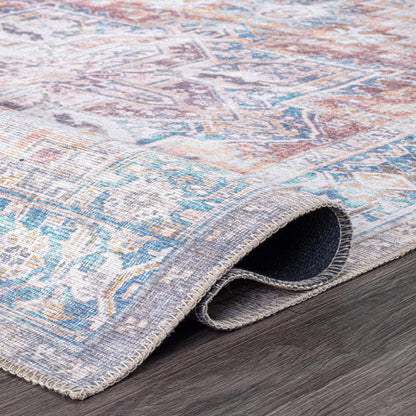 Tapis bohème vieilli lavable en machine