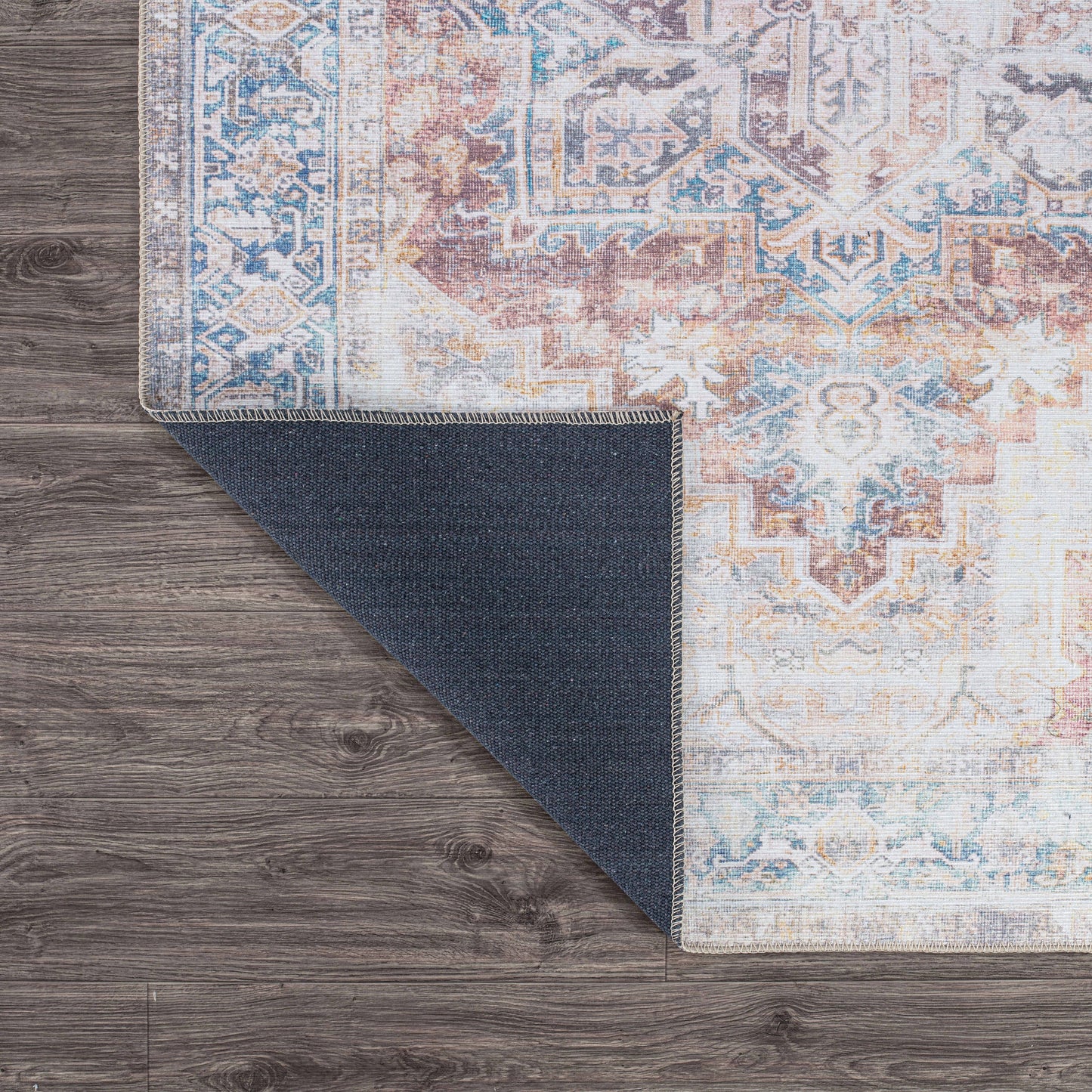 Tapis bohème vieilli lavable en machine