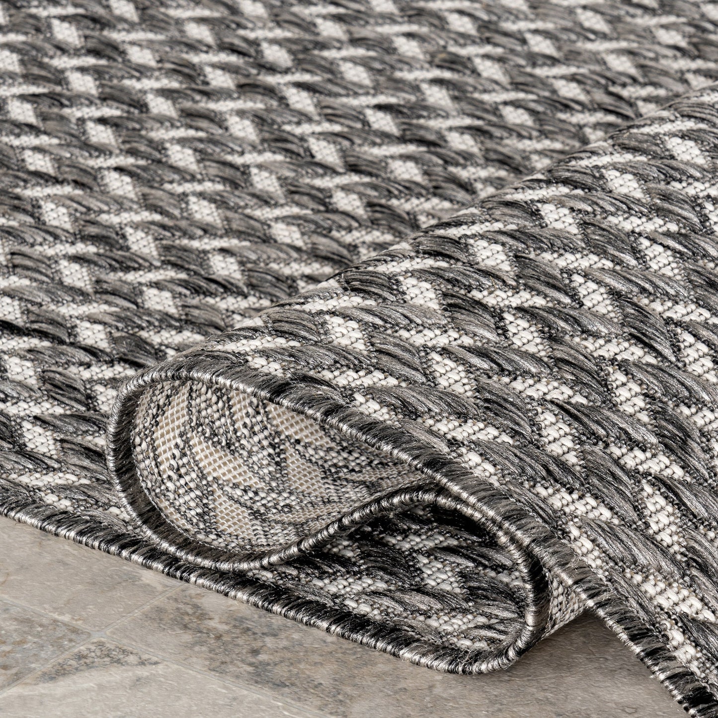 Tapis d'intérieur/extérieur à chevrons Nuloom Camryn