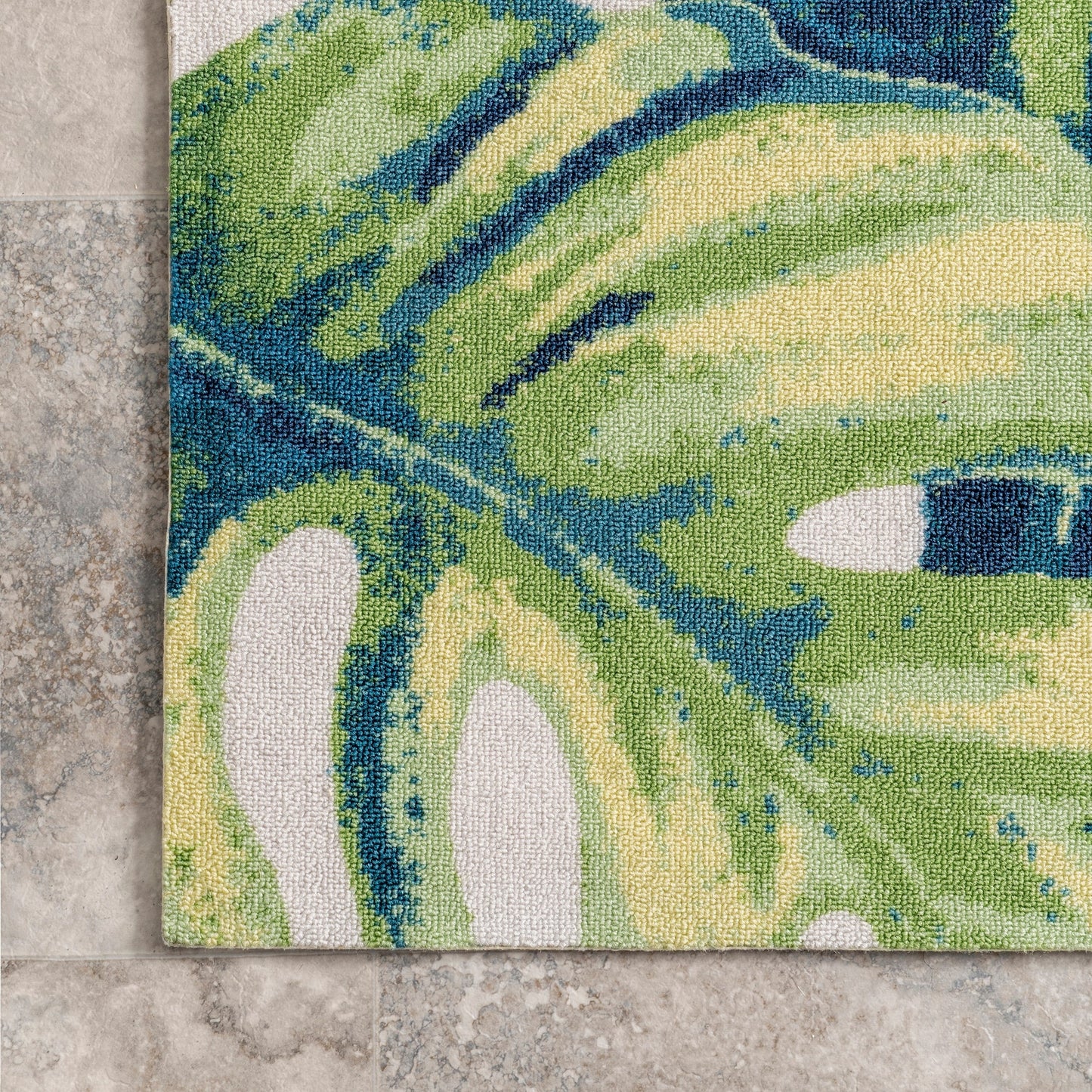 Tapis d'intérieur/extérieur tropical Nuloom Heidi