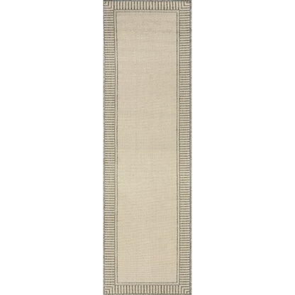 Tapis d'intérieur/extérieur classique à bordures Nuloom Leah