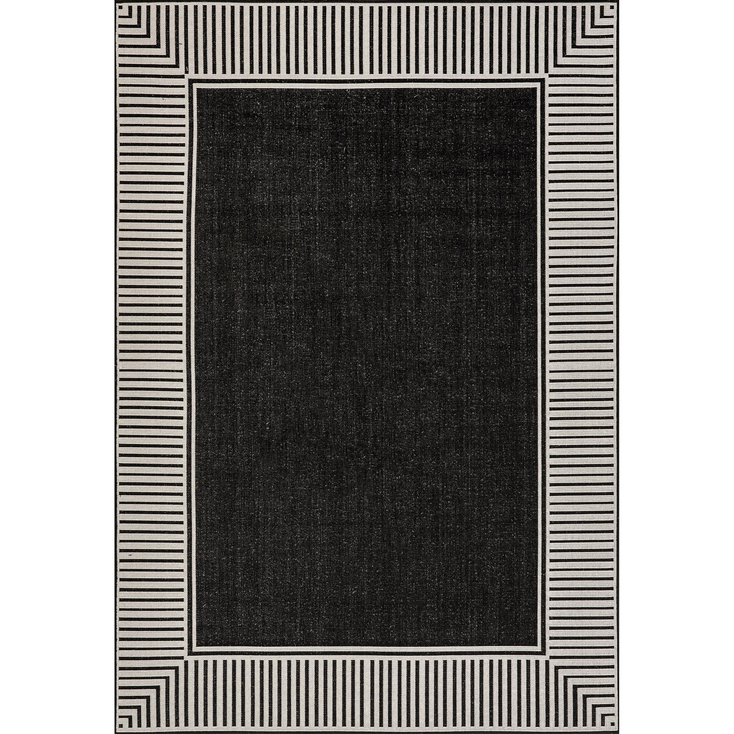 Tapis d'intérieur/extérieur classique à bordures Nuloom Leah