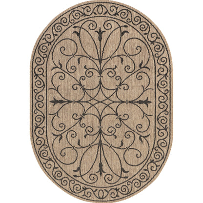 Tapis traditionnel d'intérieur/extérieur Nuloom Kathleen