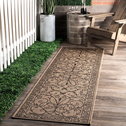 Tapis traditionnel d'intérieur/extérieur Nuloom Kathleen