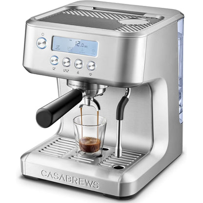 Machine à expresso tout-en-un CASABREWS Ultra avec écran LCD, argent