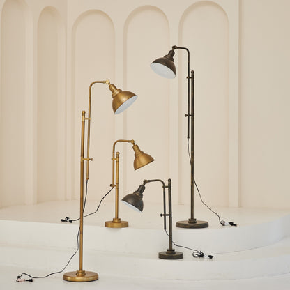 CO-Z 65 Rustic Pharmacy Task Floor Lamp with Adjustable Metal Shade